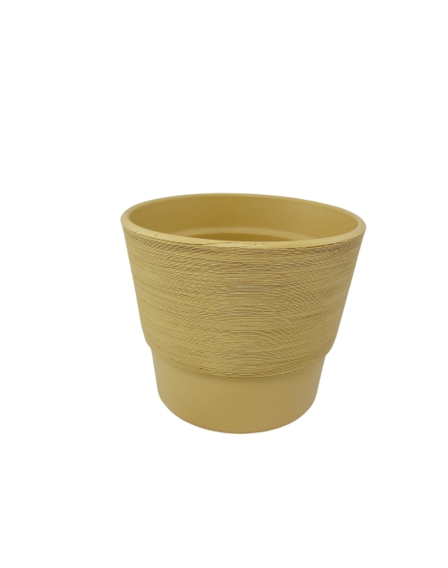 Zdjęcie: Donica ryflowana 500 - 22 cm piasek CERMAX