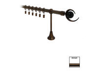 Zdjęcie: Karnisz pojedynczy Victoria fi 19 mm - 240 cm bronze luna KARWEL