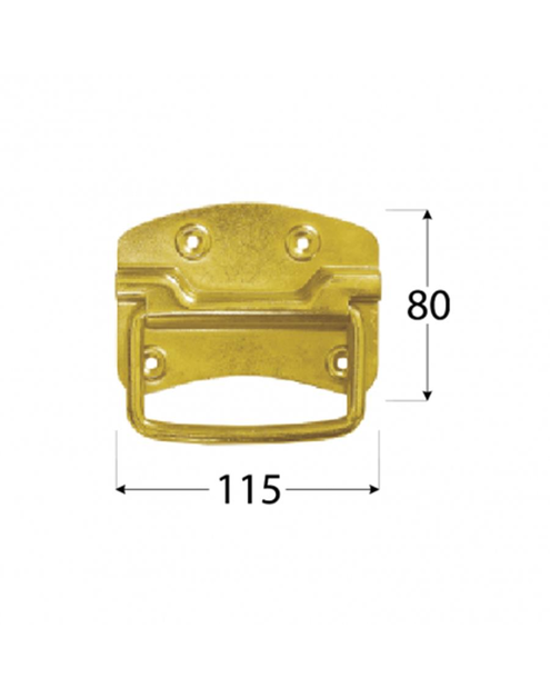 Zdjęcie: Uchwyt skrzyniowy 11,5x8 cm US115 DMX