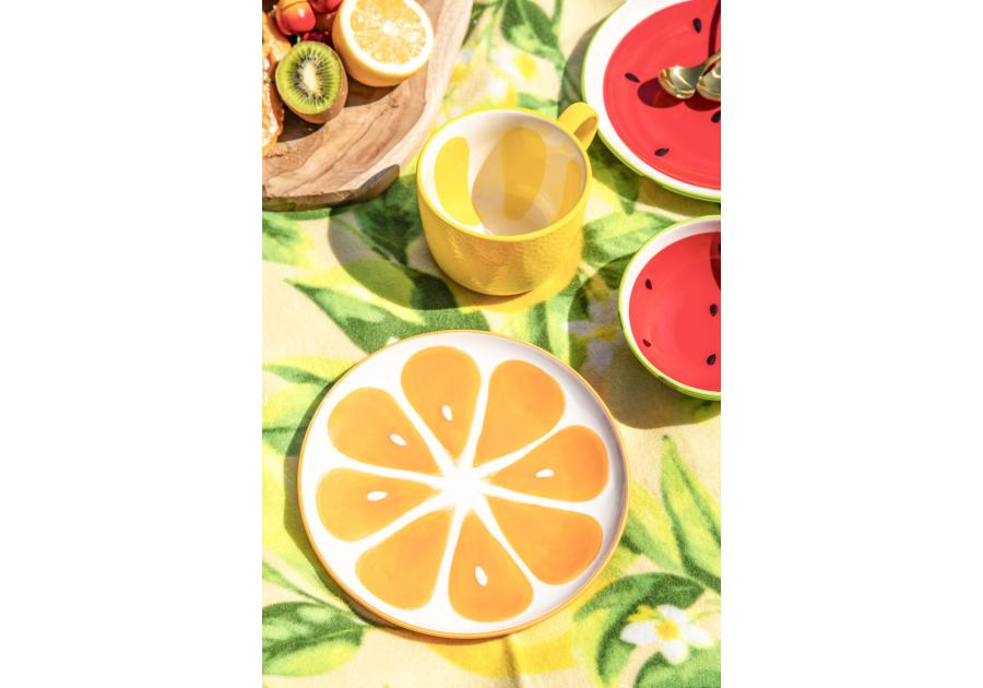 Zdjęcie: Talerz ceramiczny Tropicana pomarańcza 20 cm ALTOM DESIGN
