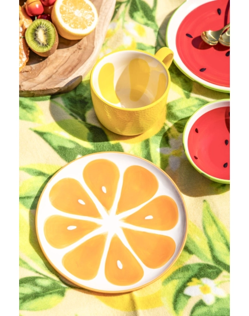 Zdjęcie: Talerz ceramiczny Tropicana pomarańcza 20 cm ALTOM DESIGN