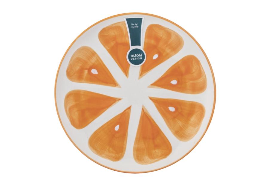 Zdjęcie: Talerz ceramiczny Tropicana pomarańcza 20 cm ALTOM DESIGN