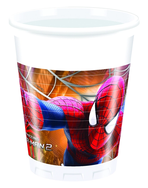 Zdjęcie: Kubek Amazing Spiderman 2, 200 ml - 8 szt.  DISNEY