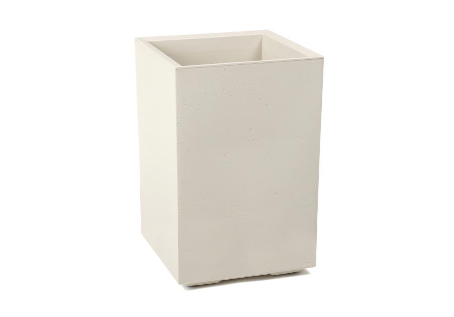 Zdjęcie: Kwietnik Karo 400x400x600 mm beton recycled, beżowy LAMELA