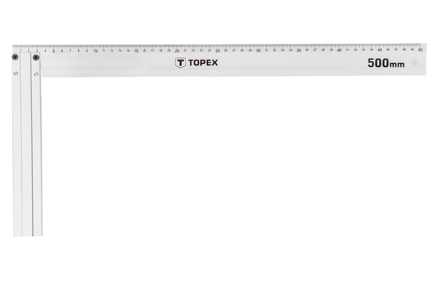 Zdjęcie: Kątownik budowlany aluminiowy 500 x 235 mm TOPEX