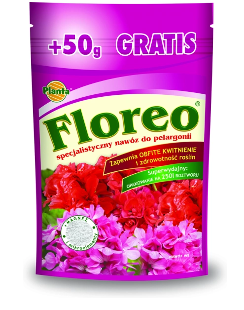 Zdjęcie: Nawóz do pelargoni 250 g FLOREO