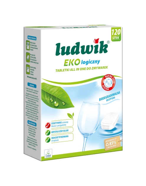 Zdjęcie: Tabletki do zmywarek All in one 120 sztuk LUDWIK
