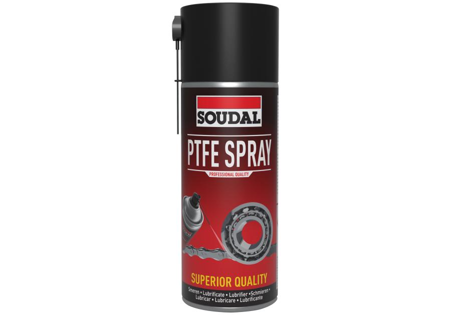Zdjęcie: Smar teflonowy w sprayu uniwersalny PTFE Spray 400ml SOUDAL