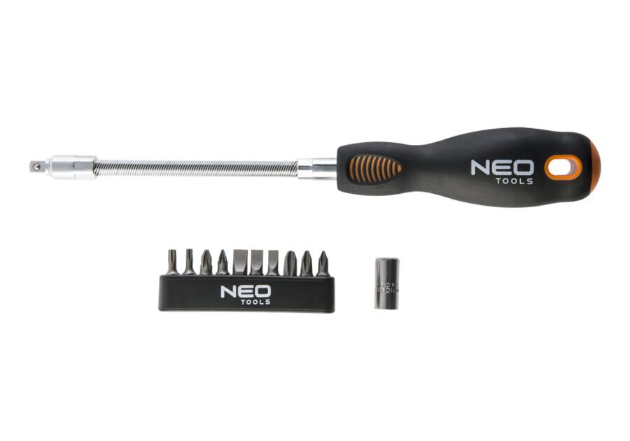 Zdjęcie: Wkrętak z giętkim grotem, zestaw 12 sztuk, SvCm NEO