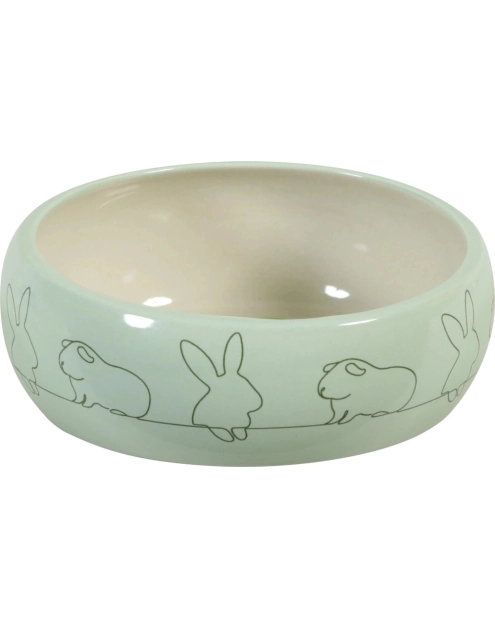 Zdjęcie: Miska ceramiczna dla gryzonia 250 ml zielona ZOLUX