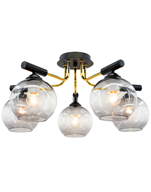 Zdjęcie: Lampa sufitowa Bold 2207/5 BL TR ELEM