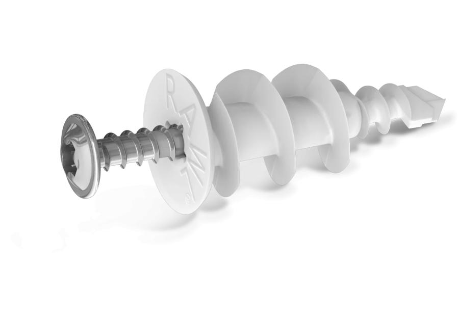 Zdjęcie: Łącznik nylonowy DRA01 samowiercący 16x36 mm z wkrętem 3,9x32 mm 100 szt. KOELNER