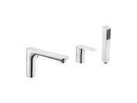 Zdjęcie: Bateria wannowa 3-otworowa Dokos chrom INVENA