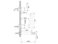 Zdjęcie: Bateria wannowa 3-otworowa Dokos chrom INVENA