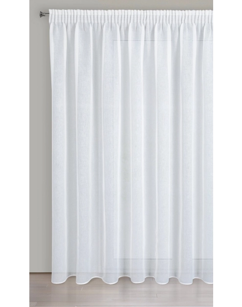 Zdjęcie: Firana gotowa Lana na taśmie 350 x 250 cm biały EUROFIRANY