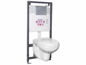 Zestaw podtynkowy WC Doris Pacific CHR komplet KERRA