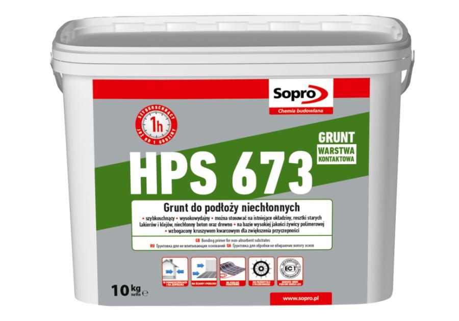Zdjęcie: Podkład gruntujący do podłoży niechłonnych HPS 673 10 kg SOPRO