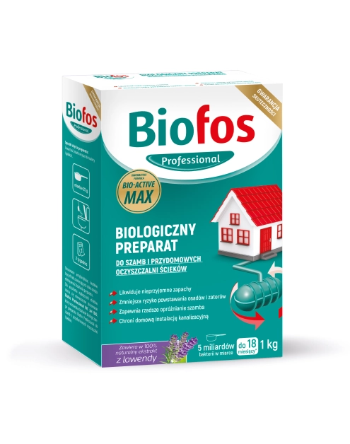 Zdjęcie: Preparat do szamba, oczyszczalni 1 kg Biofos GRUPA INCO
