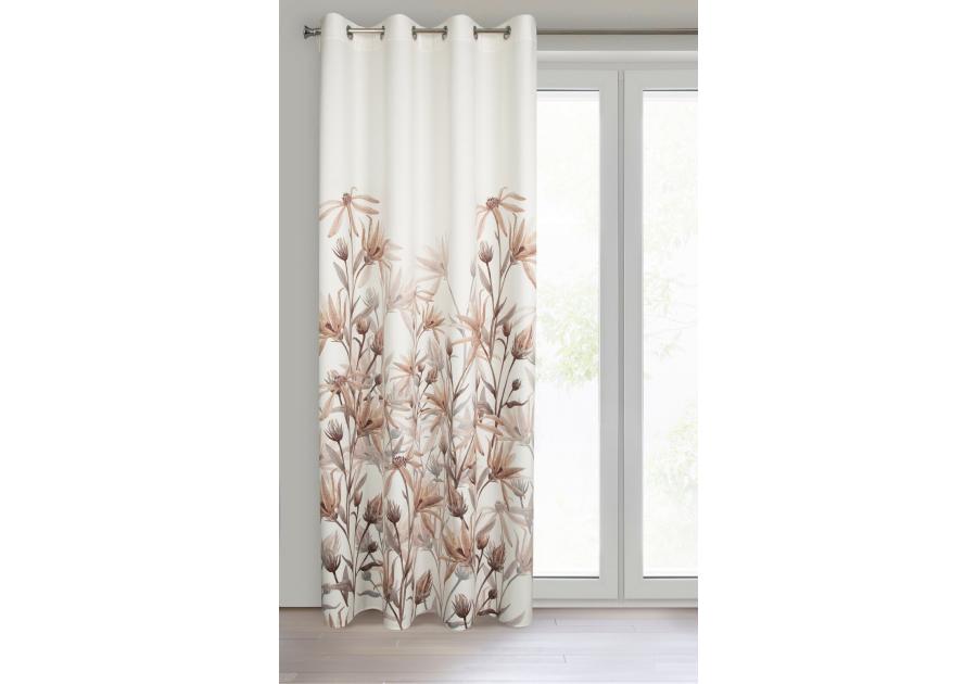 Zdjęcie: Zasłona gotowa Inez 140 x 250 cm beżowy EUROFIRANY