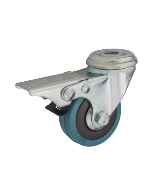 Zdjęcie: Zestaw jezdny obrotowy z hamulcem 50 mm, 40 kg otwór mocujący METRO