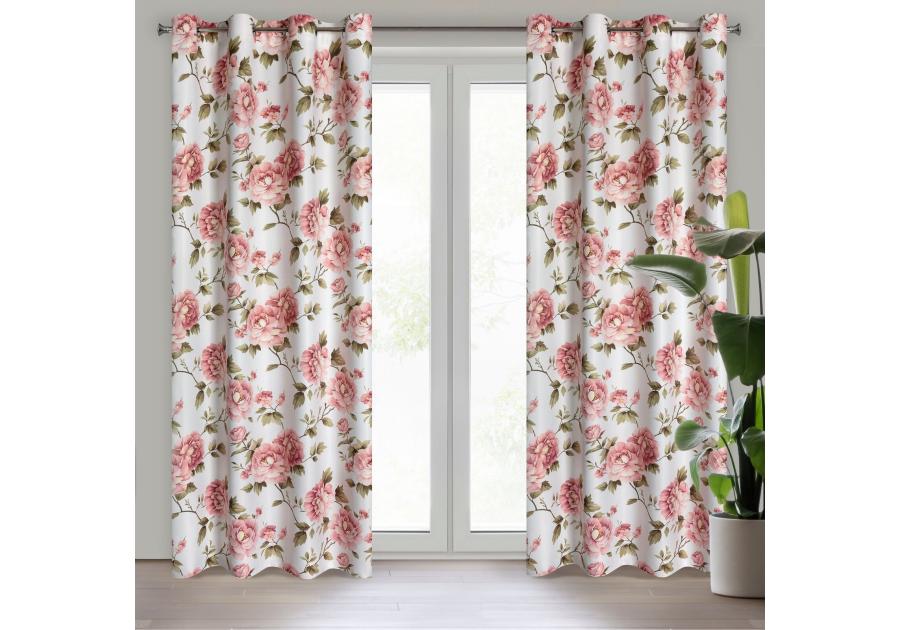 Zdjęcie: Zasłona gotowa D91 Tess 140x250 cm beżowy EUROFIRANY