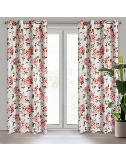 Zdjęcie: Zasłona gotowa D91 Tess 140x250 cm beżowy EUROFIRANY