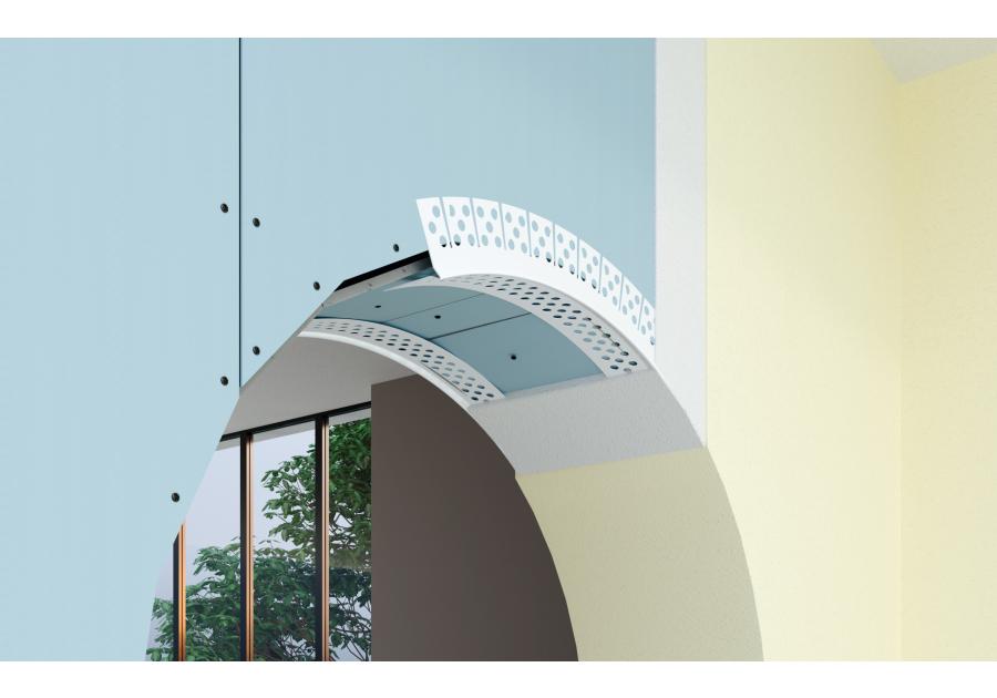 Zdjęcie: Kątownik PVC łukowy BP3N 300 biały BELLA PLAST