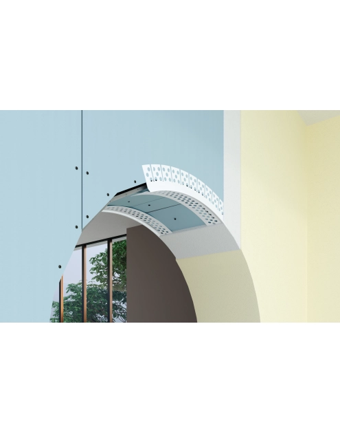 Zdjęcie: Kątownik PVC łukowy BP3N 300 biały BELLA PLAST