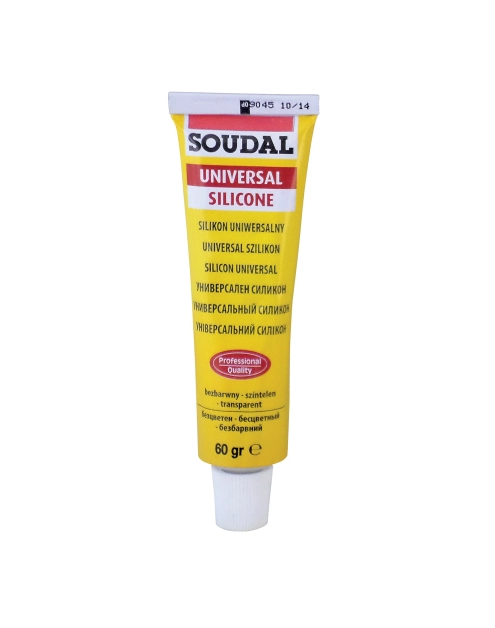 Zdjęcie: Silikon uniwersalny tubka 60 g bezbarwny SOUDAL