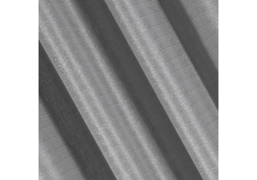 Zdjęcie: Zasłona Carina 140x250 cm srebrna na przelotkach EUROFIRANY