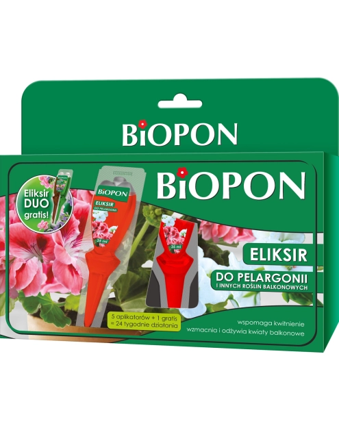 Zdjęcie: Eliksir do pelargonii i innych roślin balkonowych BIOPON