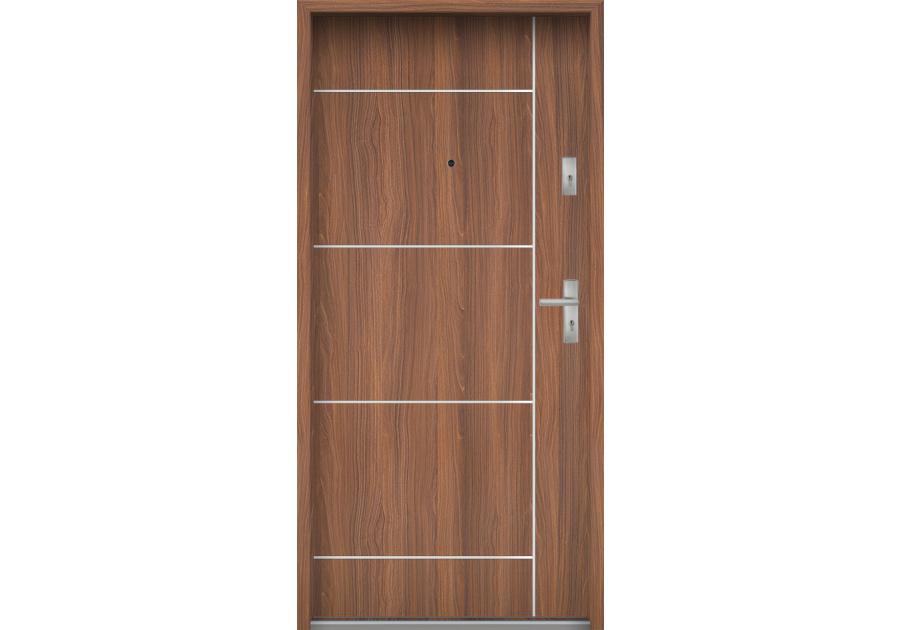 Zdjęcie: Drzwi wejściowe do mieszkań Bastion A-65 Akacja 80 cm (NW) lewe ODO KR CENTER