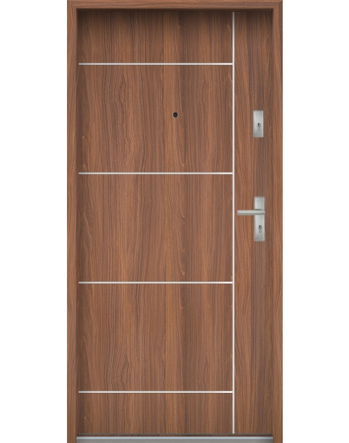 Zdjęcie: Drzwi wejściowe do mieszkań Bastion A-65 Akacja 80 cm (NW) lewe ODO KR CENTER