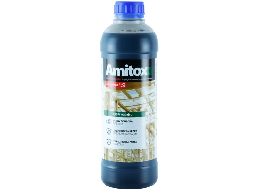 Zdjęcie: Impregnat do drewna Amitox koncentrat zielony 1 kg PRIMACOL