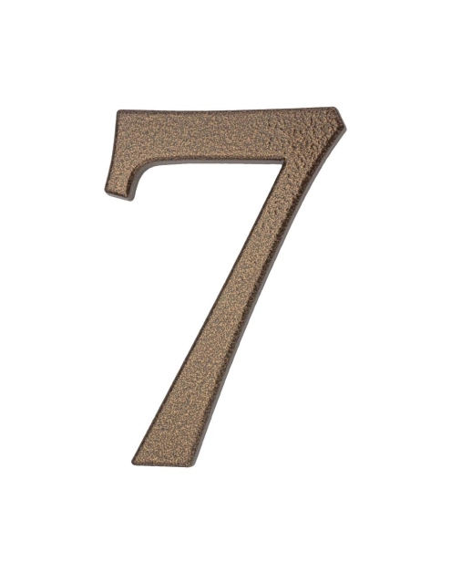 Zdjęcie: Cyfra aluminiowa 7 złoty brąz 190 mm METRO
