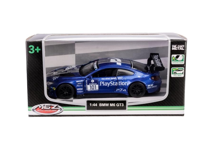 Zdjęcie: Model metalowy 1:44 Bmw M6 Gt3 67381A niebieski MSZ