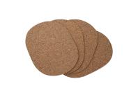 Zdjęcie: Komplet 4 podkładek owalnych 22x30 cm korek naturalny ALTOMDESIGN