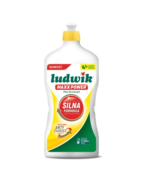Zdjęcie: Płyn do mycia naczyń Maxx Power cytrusy z zieloną herbatą 725g LUDWIK