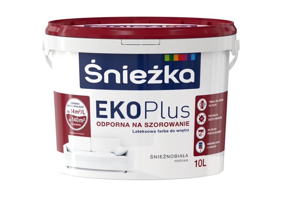 Zdjęcie: Farba EKO plus 10L ŚNIEŻKA