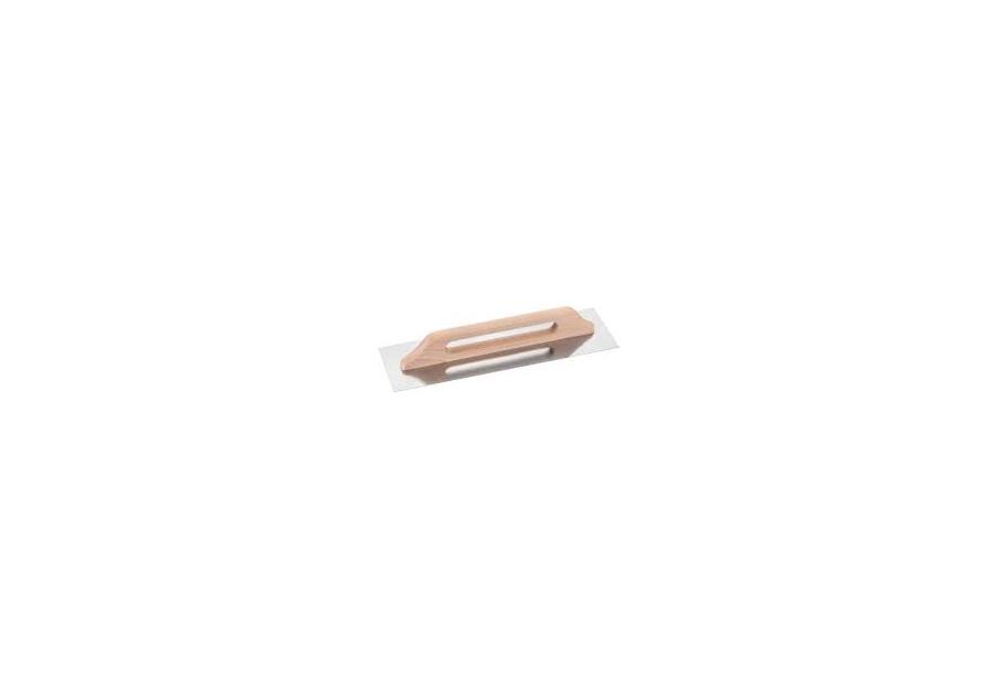 Zdjęcie: Kielnia szwajcarka, nierdzewna, uchwyt drewniany, 480 x 130 mm CIRET