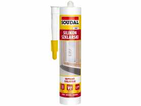 Silikon szklarski 280 ml biały SOUDAL