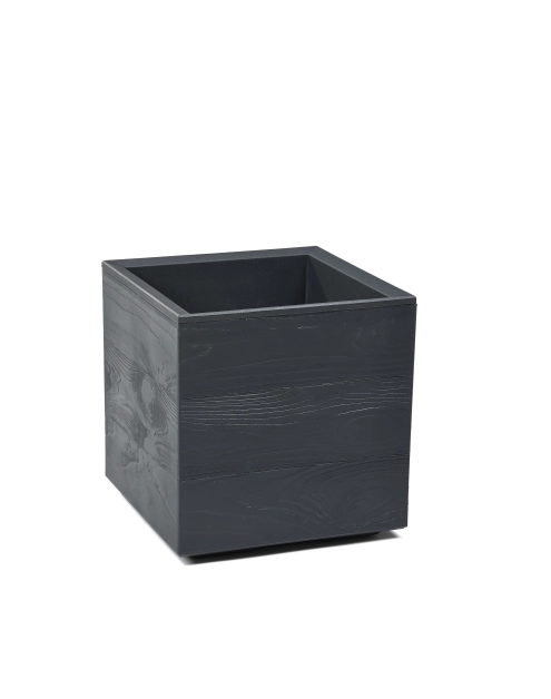 Zdjęcie: Kwietnik Karo 300x300x300 mm deska recycled, antracyt LAMELA