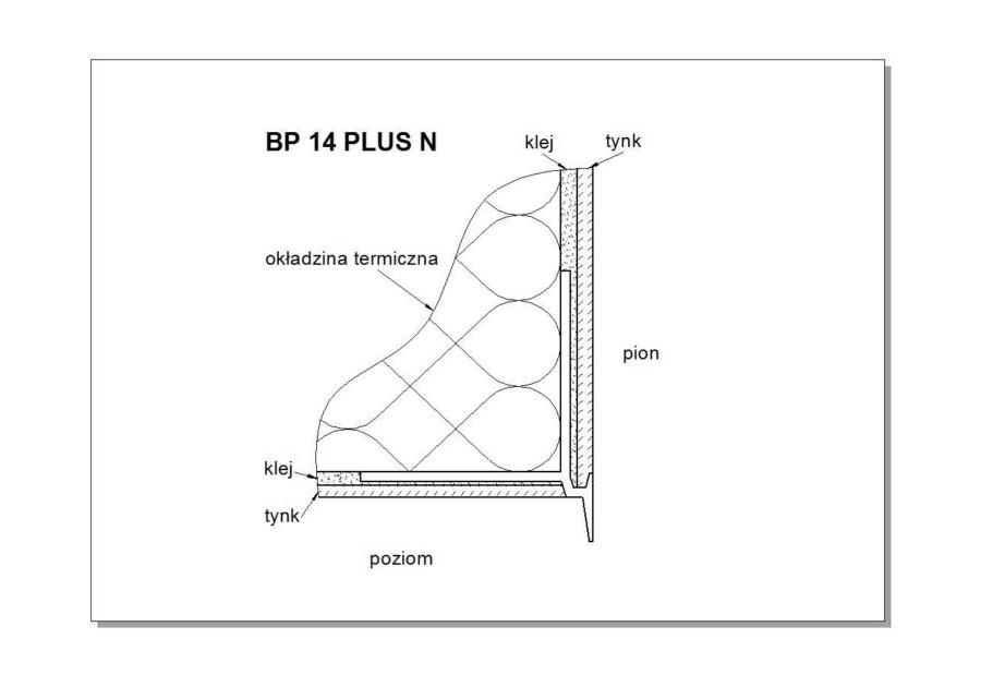 Zdjęcie: Okapnik PVC z siatką BP14 Plus N BELLA PLAST