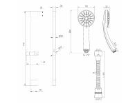 Zdjęcie: Zestaw prysznicowy Hydrus STINNEA