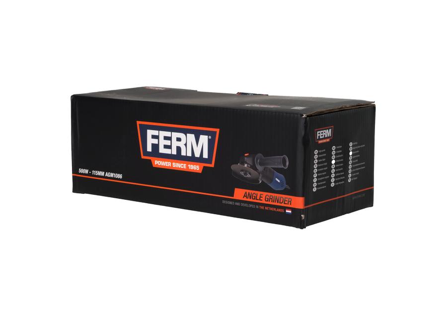 Zdjęcie: Szlifierka kątowa 115 mm - 500 W FERM