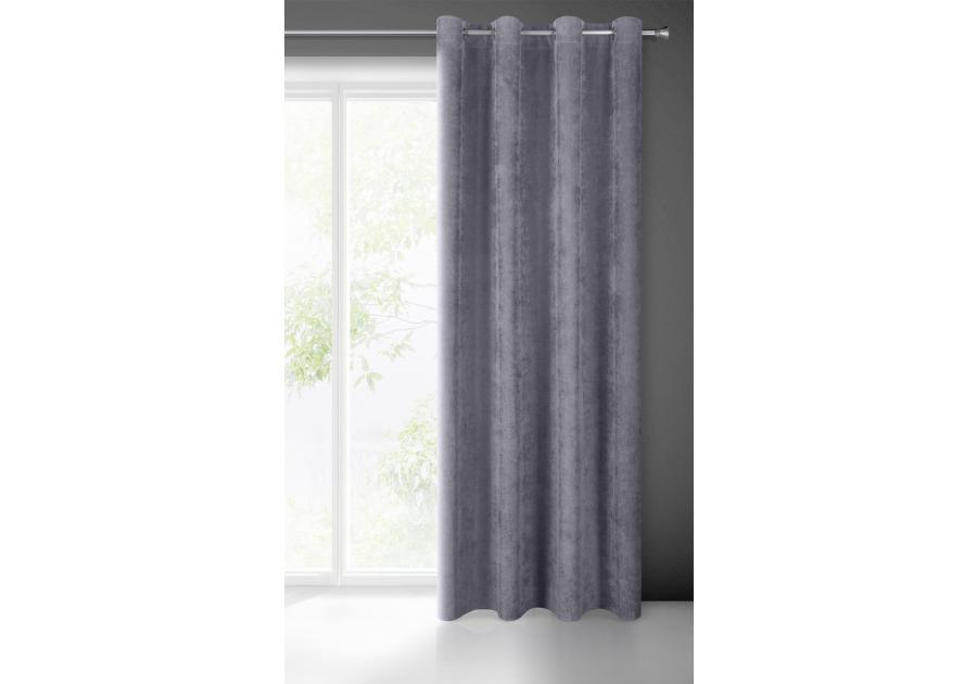 Zdjęcie: Zasłona gotowa Julie 140x250 cm grafitowy EUROFIRANY