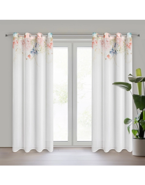 Zdjęcie: Zasłona gotowa Arlena 135 x 250 cm biały EUROFIRANY