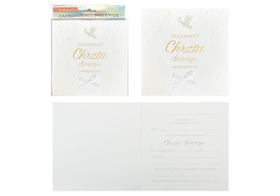 Zdjęcie: Zaproszenie ZP-049 Chrzest KUKARTKA