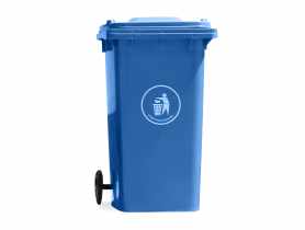 Kosz pojemnik na odpady 240 L niebieski MIRPOL
