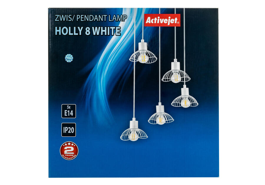 Zdjęcie: Lampa wisząca AJE-HOLLY 8 White 5xE14 ACTION